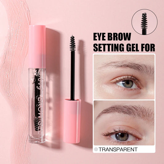 Long-Lasting Waterproof Transparent Eyebrow Gel - Natural Styling Cream for Flawless Makeup