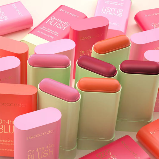 Pixiblush Long-Lasting Matte Pink Blush Stick - Korean Makeup Palette for Flawless Cheeks